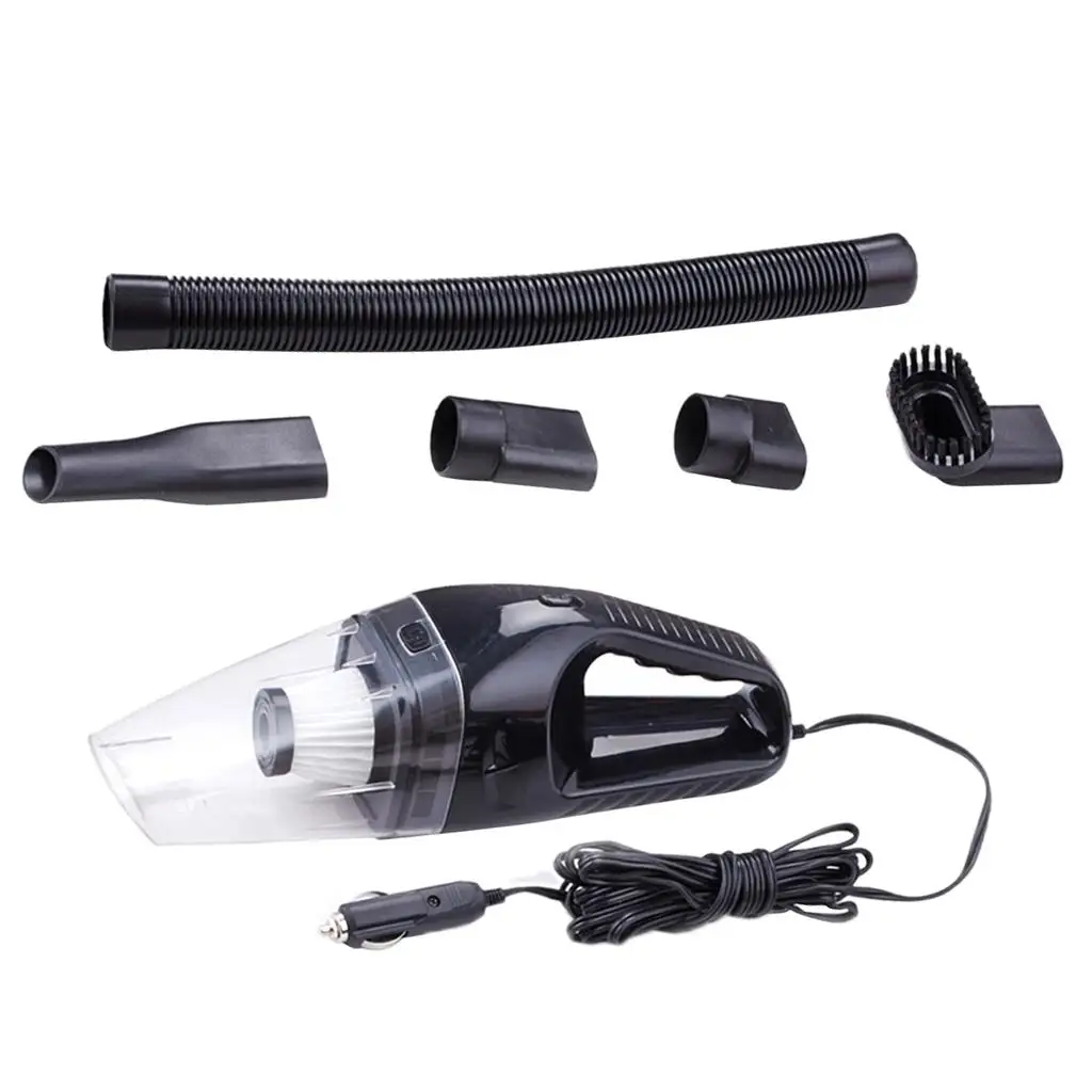 100W 12V Portable Mini Car Vacuum Cleaner Auto Handheld