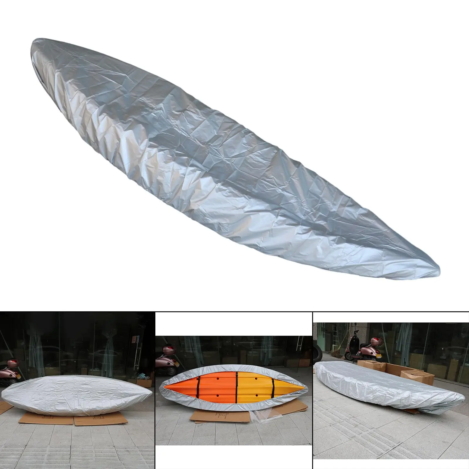 Kayak Canoe Cover Outdoor Storage Rain Resistant Transport Protector