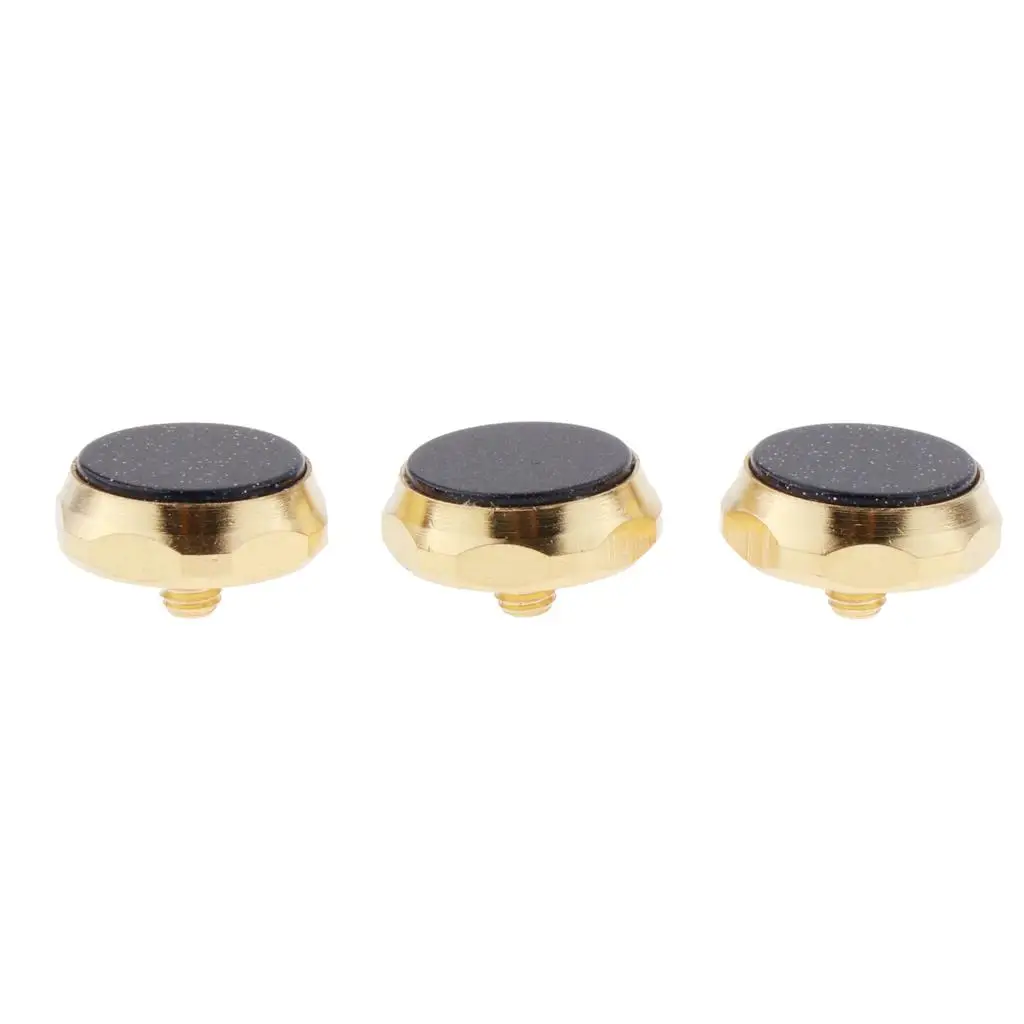 3 Trumpets Buttons  Inlay DIY Brass Instrument Parts