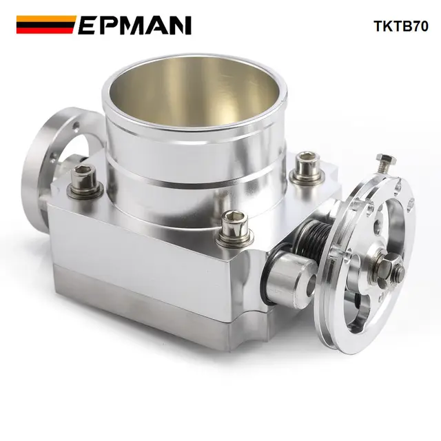 EPMAN Universal Upgrade Aluminum 70MM Throttle Body Intake