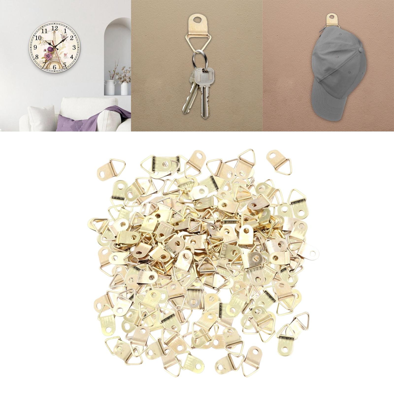 1000Pack Picture Frame Hangers Hooks Art Oil Painting Mirror Wall Hanging Clocks Hanger Hook Fixing Fasteners Hardware Tools