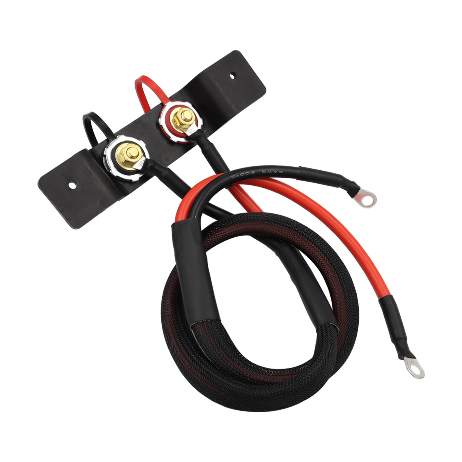 Battery Jump Post Quick Easy Charging High Voltage Cables for Can AM x3 Travel Trailers Lawn Mowers Trucks Boats
