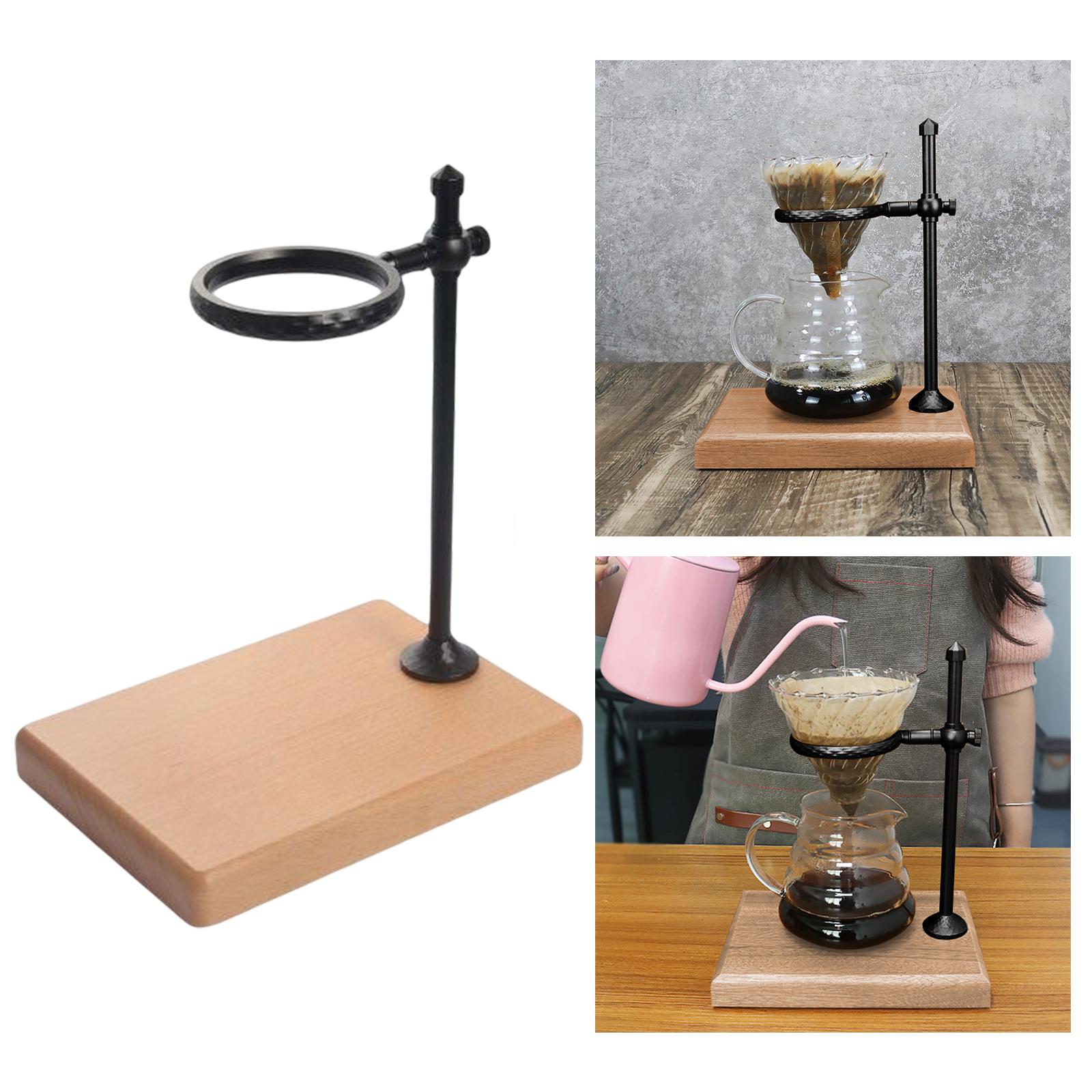 Portable Pour Over Stand Coffee Station Dripper Pot Rack Adjustable Coffee Filter Stand Holder for Cafe Accessory Drink Maker