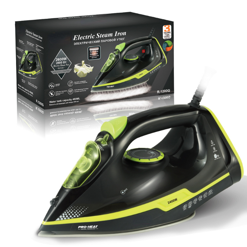 Title 2, Steam Iron 2600W Handheld Small Portable Ironin...