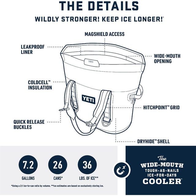 YETI Hopper M30 2.0 Portable Soft Cooler with MagShield Access