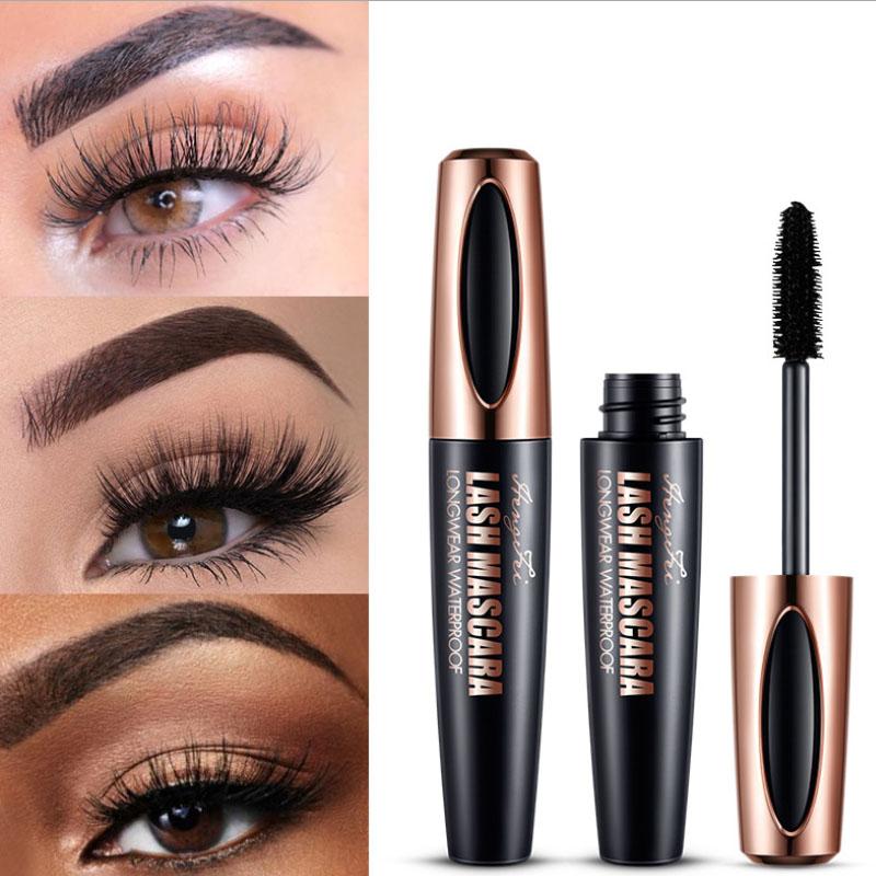 Best of 4d Silk Fiber Eyelash Mascara Waterproof Thick Lengthening Mascara Curling Long Black Extension Reviews & Tips