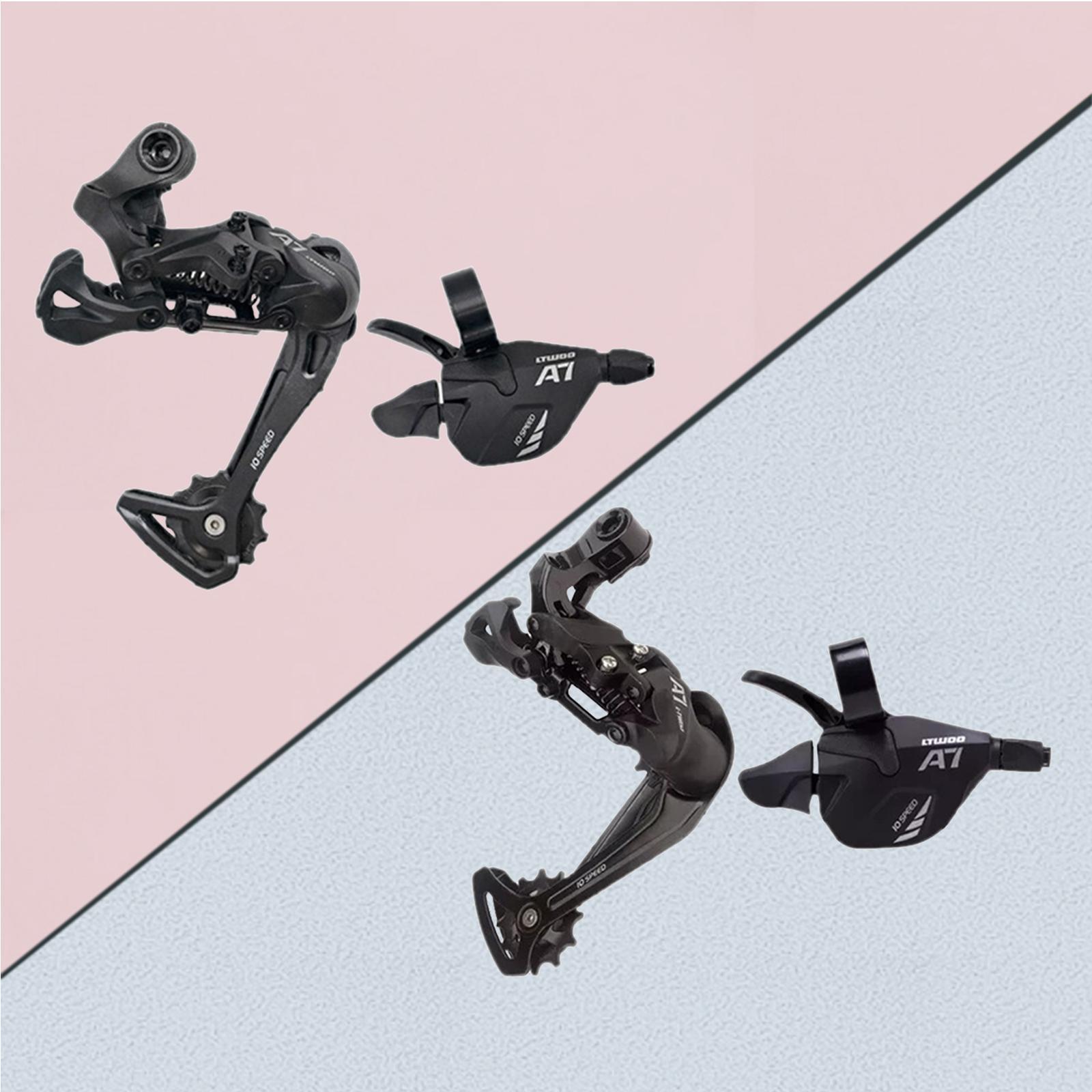 Alloy Rear Derailleur Road Bicycle 10  Lever Bikes Repair Right Handed  Lever Low Friction Derailleurs for 42/46/50T Freewheels