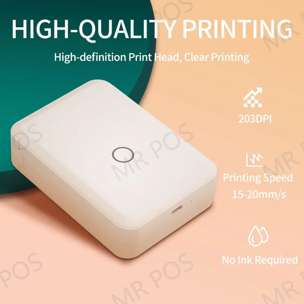 Niimbot D110 Paper Sticker Wireless Label Printer Pocket Handheld Printer Thermal Price Label Sticker Marker Home Office USE mini portable printer for phone