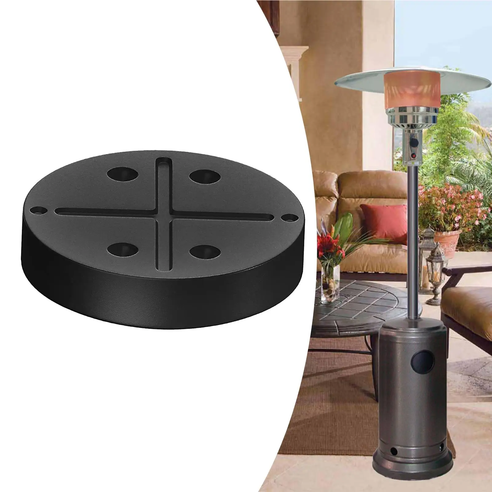 Patio Heater Sand Box/Water Box Spare Parts Premium Replacement Increase The Stability of Patio Heaters Patio Heater Accessory