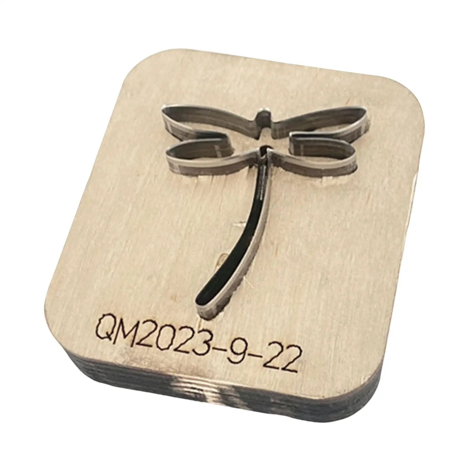 Leather Cut Mould Dragonfly Simple to Use Portable Home Stable Wooden Cutting Die Starter Practical Cutting Tool Scrapbook DIY