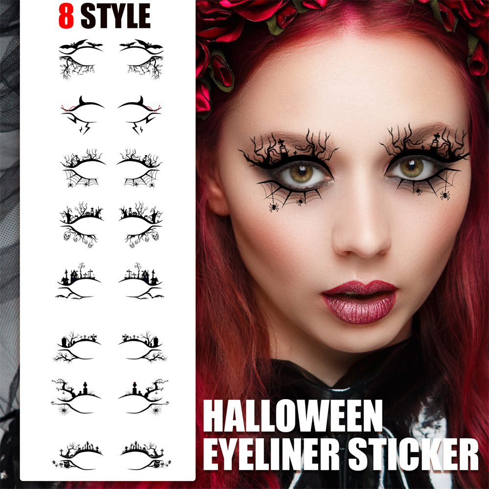 Best of 4pc / Set Eye Shadow Tattoo Temporary Tattoos Sticker Women Halloween Party Eye Makeup Stickers Face Waterproof Fake Tatto Eye Art Reviews & Tips