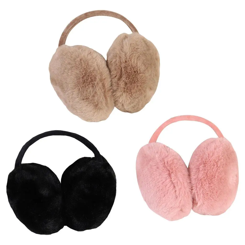 Earmuffs Hairy Warmer Warm Cute Faux Ear Ear Cover Thick Firm Behind Head F Ear Hook