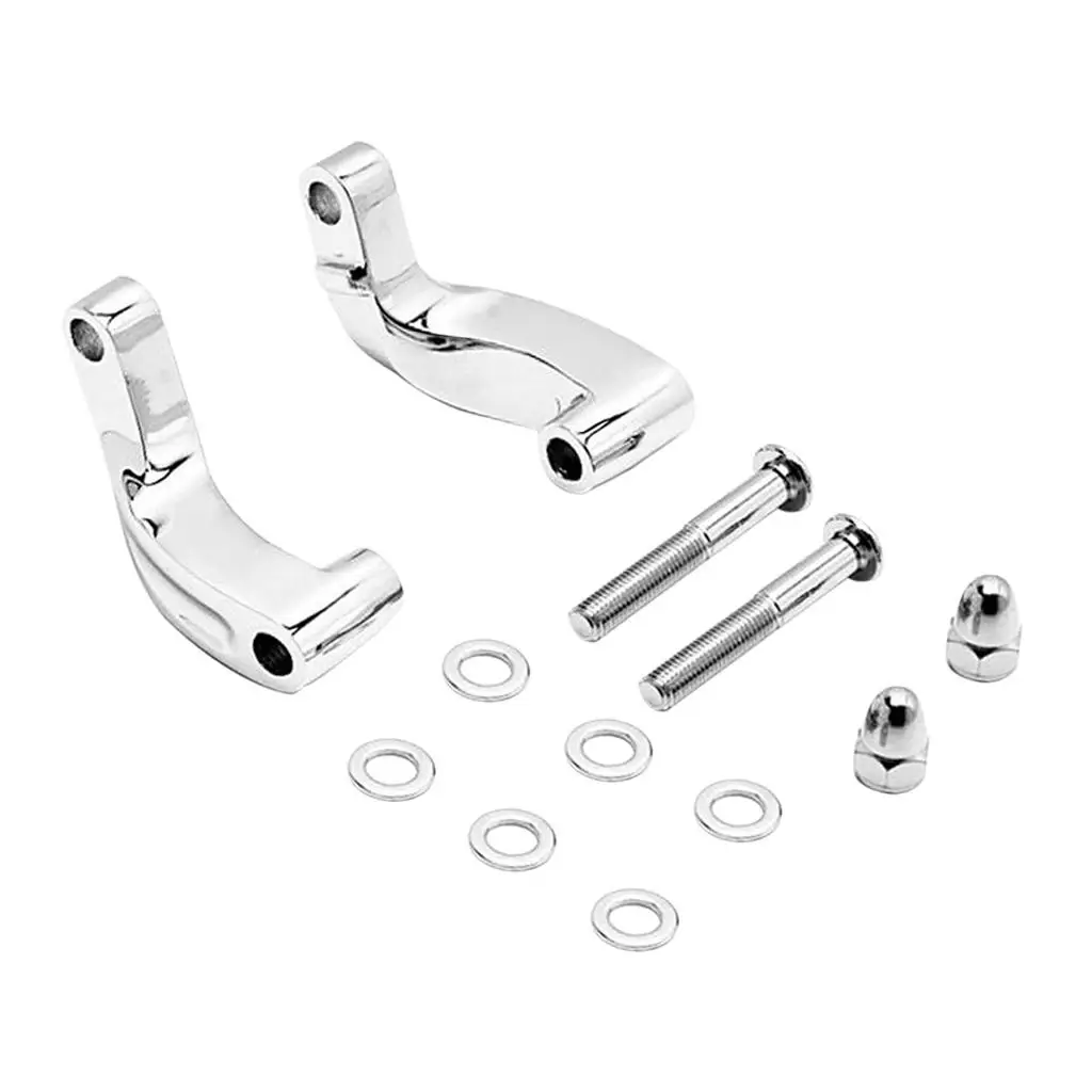 1 Pair Mirror Relocation Extension Adapter Kit For  06-17 Motorcycles