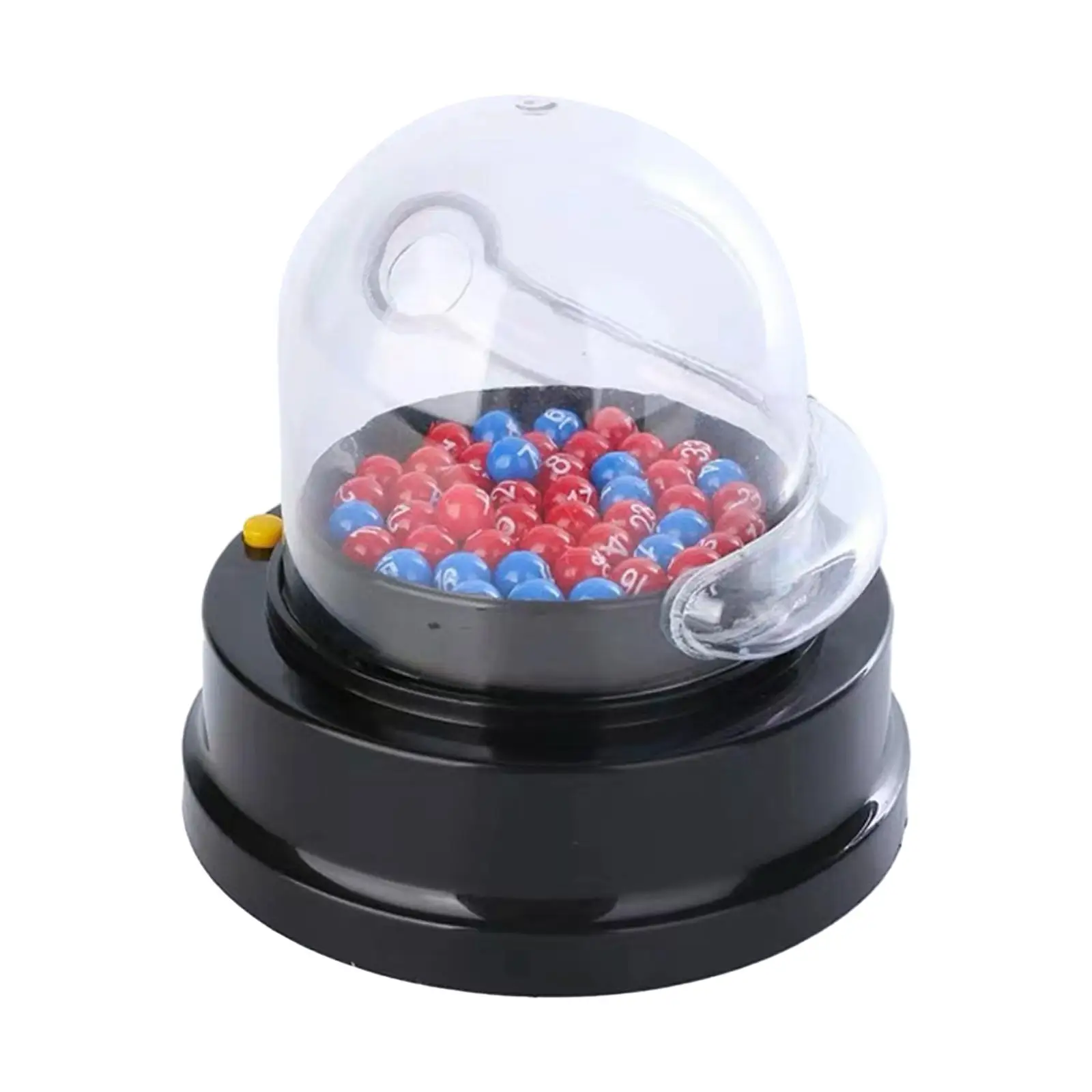 Electric Raffle Balls Machine Portable Bingo Machine Game with Balls for Club Restaurant Recreational Activity Sweepstakes