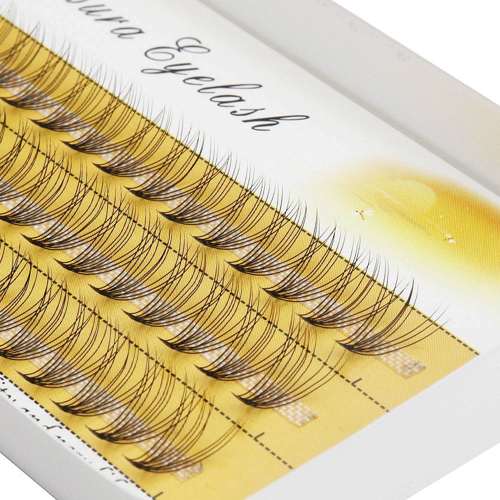 Best of Natural 10D Mink Eyelash Extensions 1 Box / 60 Bundles Natural 3D Russia Individual Cluster Eyelash Makeup Tools Wholesale Cilia Reviews & Tips