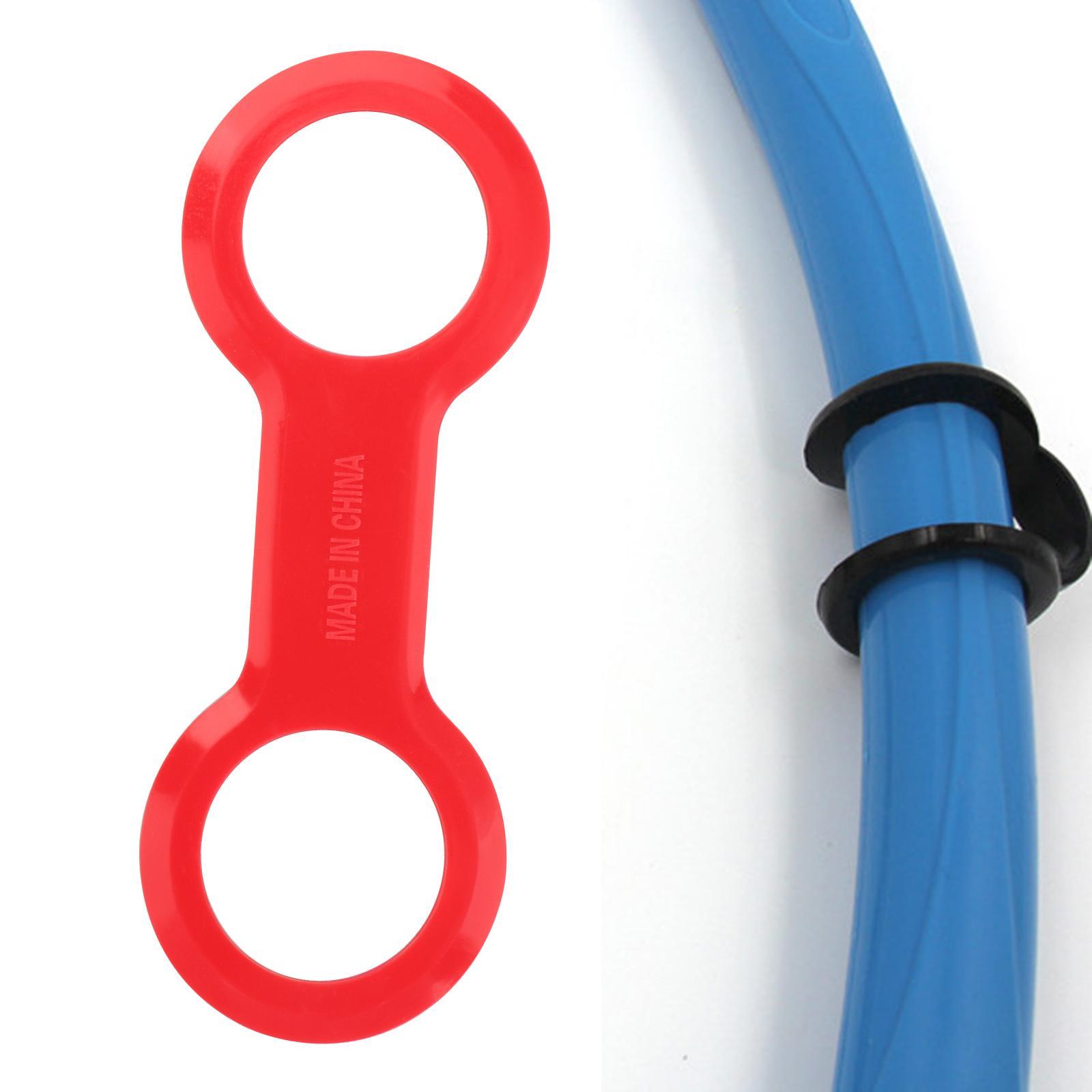 Scuba Dive Mask Strap Retainer Snorkel Keeper Diving Attachment Clip 8 shape buckle Snorkel Keeper Holder