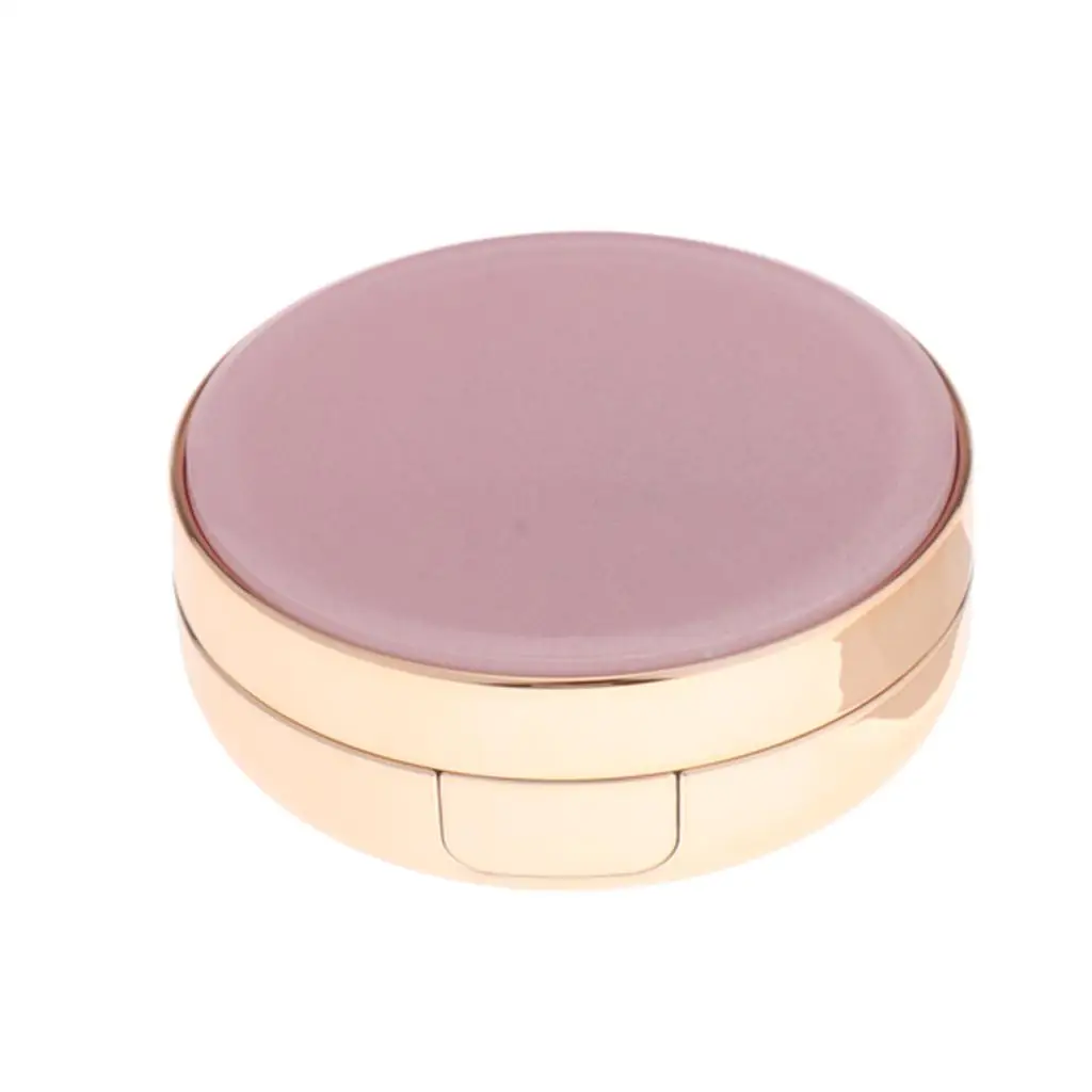 Pink Air Cushion   Case Makeup Cosmetic Blush Box w/ Mirror
