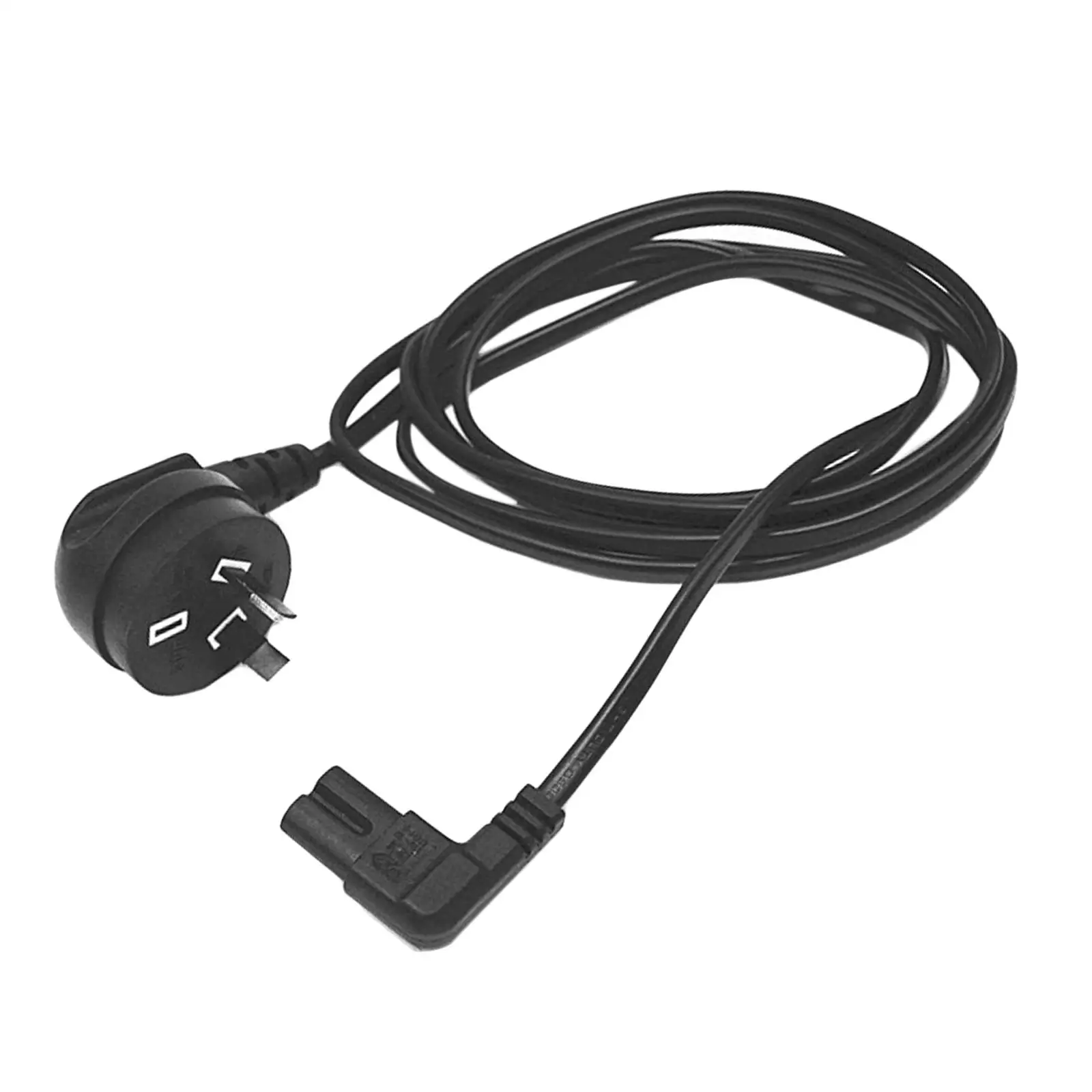 Australia 2 Pin Male to C7 side ben Female Power Cable Black Low Resistance Good Conductivity Male to Female