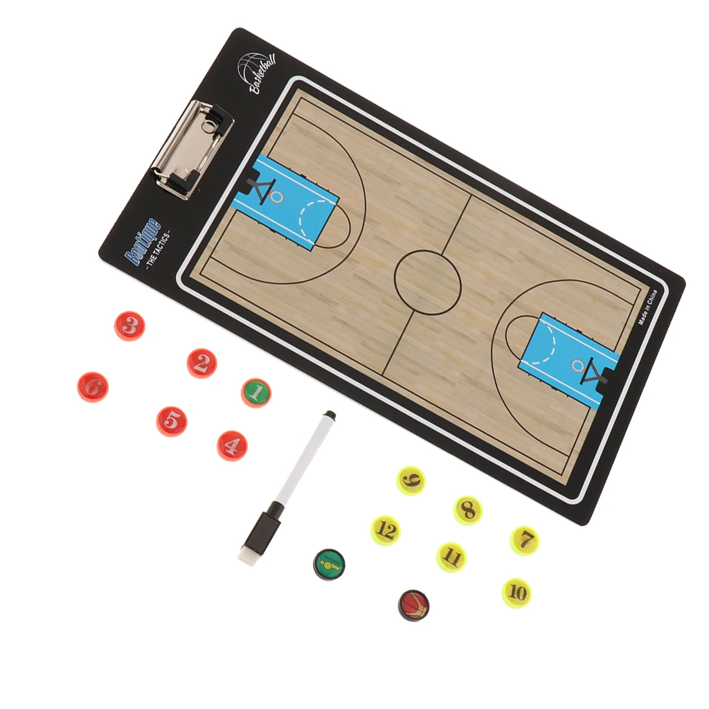 Professional Coaches Board Strategy Coaching Clipboard Sports Coaches Kits for Basketball Football Volleyball Traing