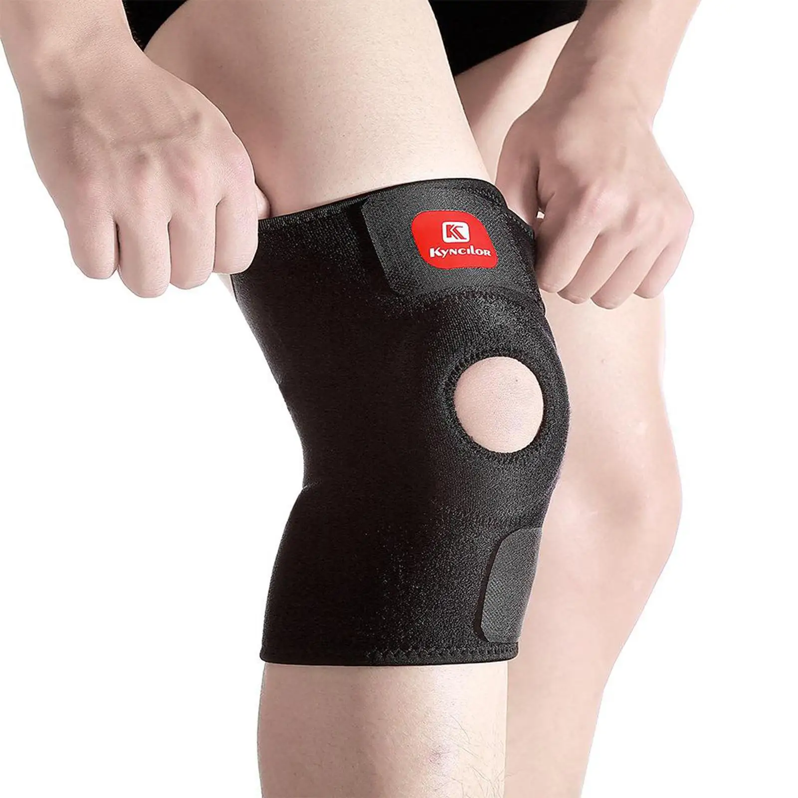 Adjustable Knee Brace Protector Compression Sleeve Arthritis Pain Relief