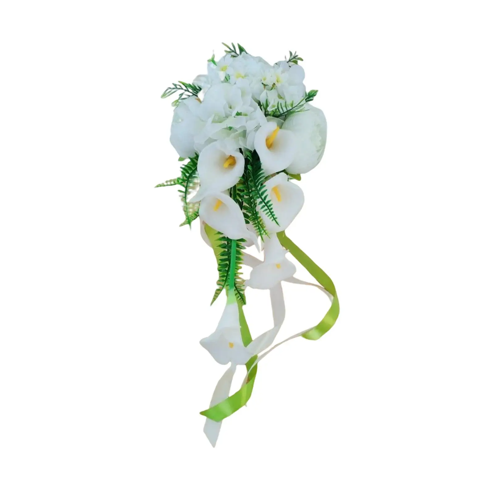 Artificial Hand Flower Holding Bouquet Bridesmaid Bouquets for Anniversary