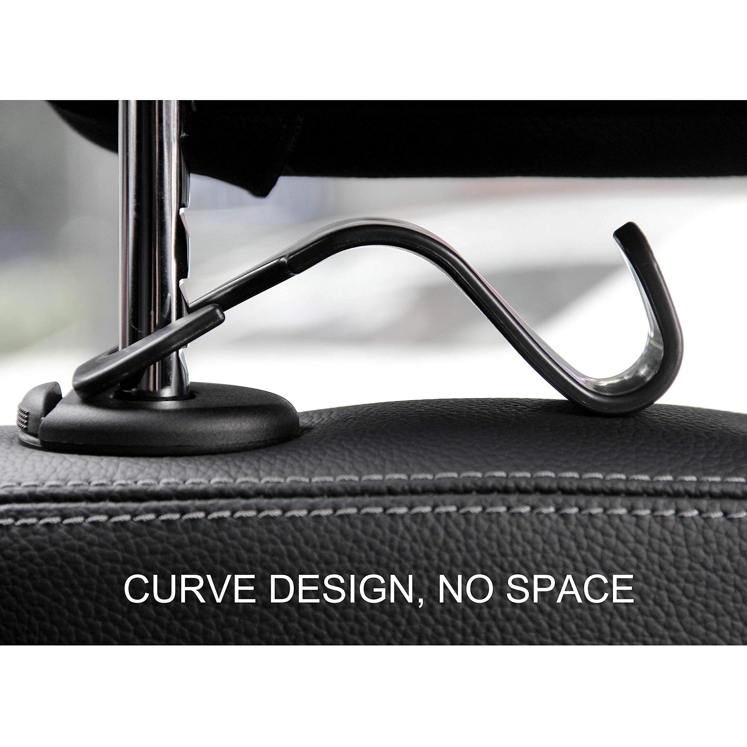 Car Seat Back Hooks Trunk Organizer Vehicle Headrest Hanger Clips Durable Truck Handbag Storage Hanger Car Accessries 1/2/4Pcs