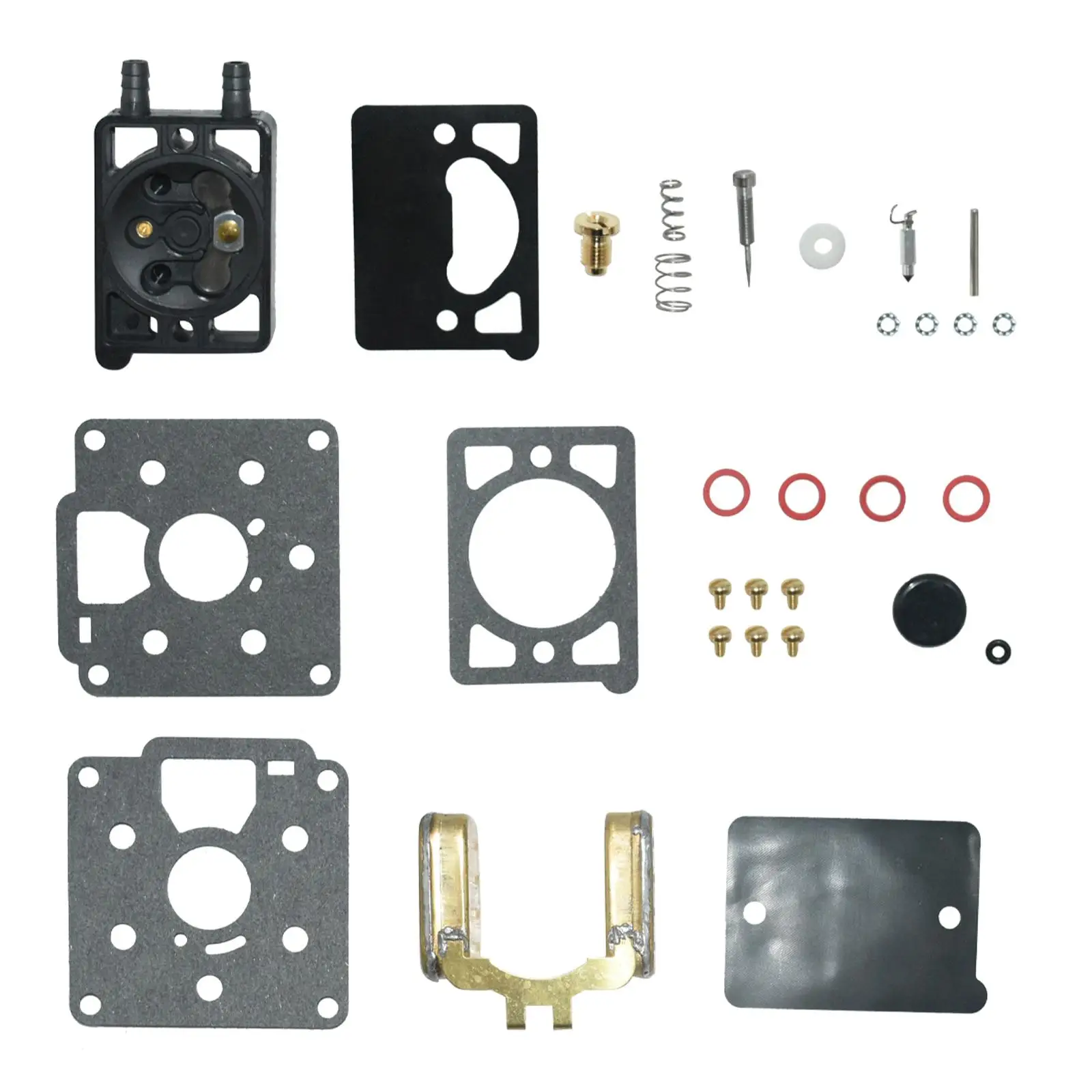 Carburetor Repair Rebuild Kit Accessories Easy to Install Direct Replaces Premium with Seat Gaskets for B43 B48 BF BG DD11R