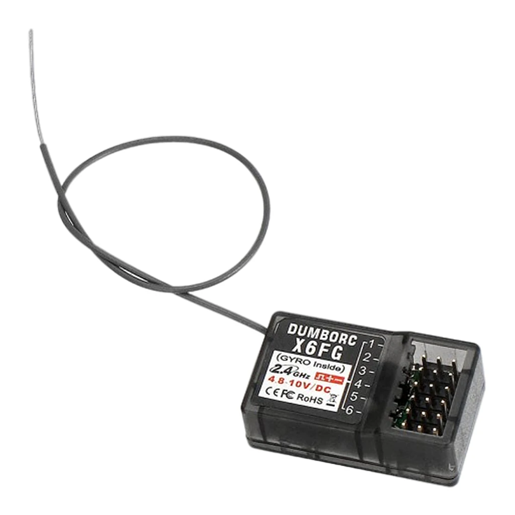 X6F  6-Channel Radio Receiver for RC Car, Boat,  Models, Compatible with ZD , , Surpass