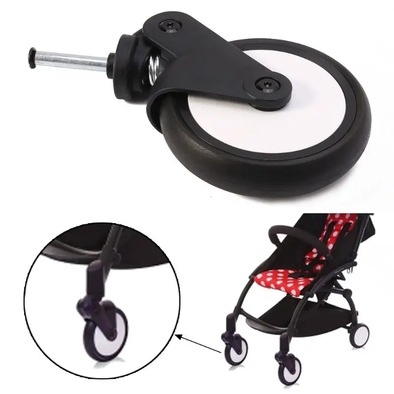 baby stroller accessories girly Baby Strollers Back Wheels Pushchair Rubber Wheel Kids Stroller Accessories D5QA baby trend expedition double jogger stroller accessories	