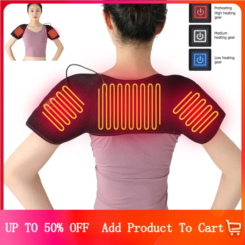 Best of Heating Pads Neck Shoulder Pads USB Electric Massage Relieves Shoulder Pain Heating Washable Heating Pads Reviews & Tips