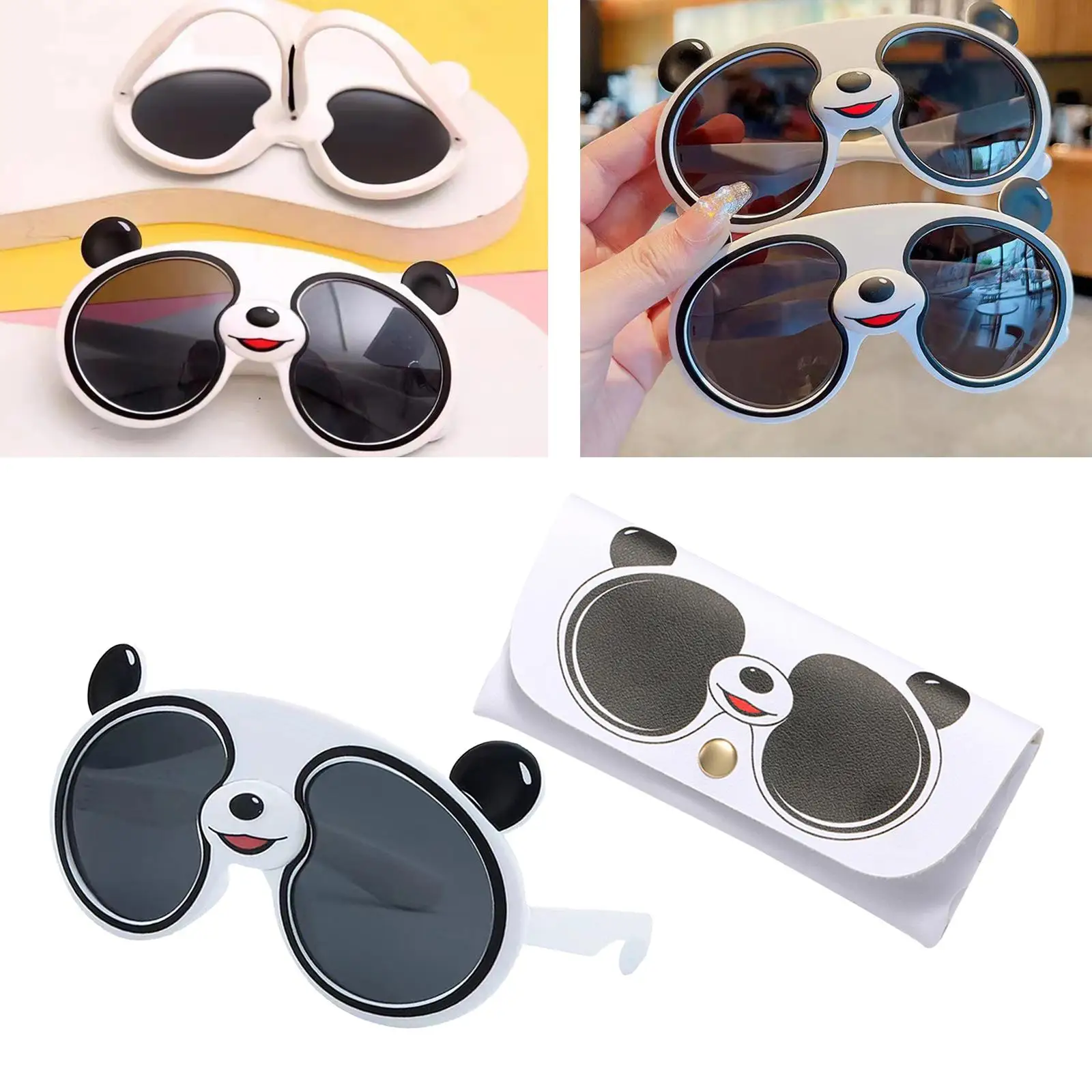 Kids Eyeglasses Cute Costume Photo Props  Protection Glasses Panda Shaped