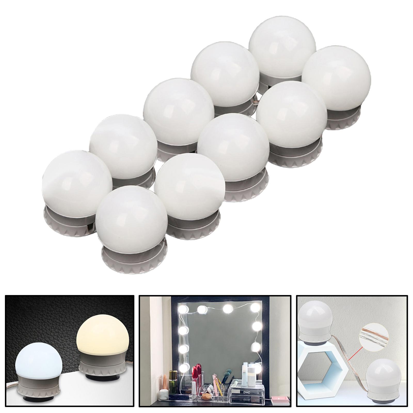 Makeup LED for Mirror With Light Bulbs Vanity Cosmetic Light & Suction Cup