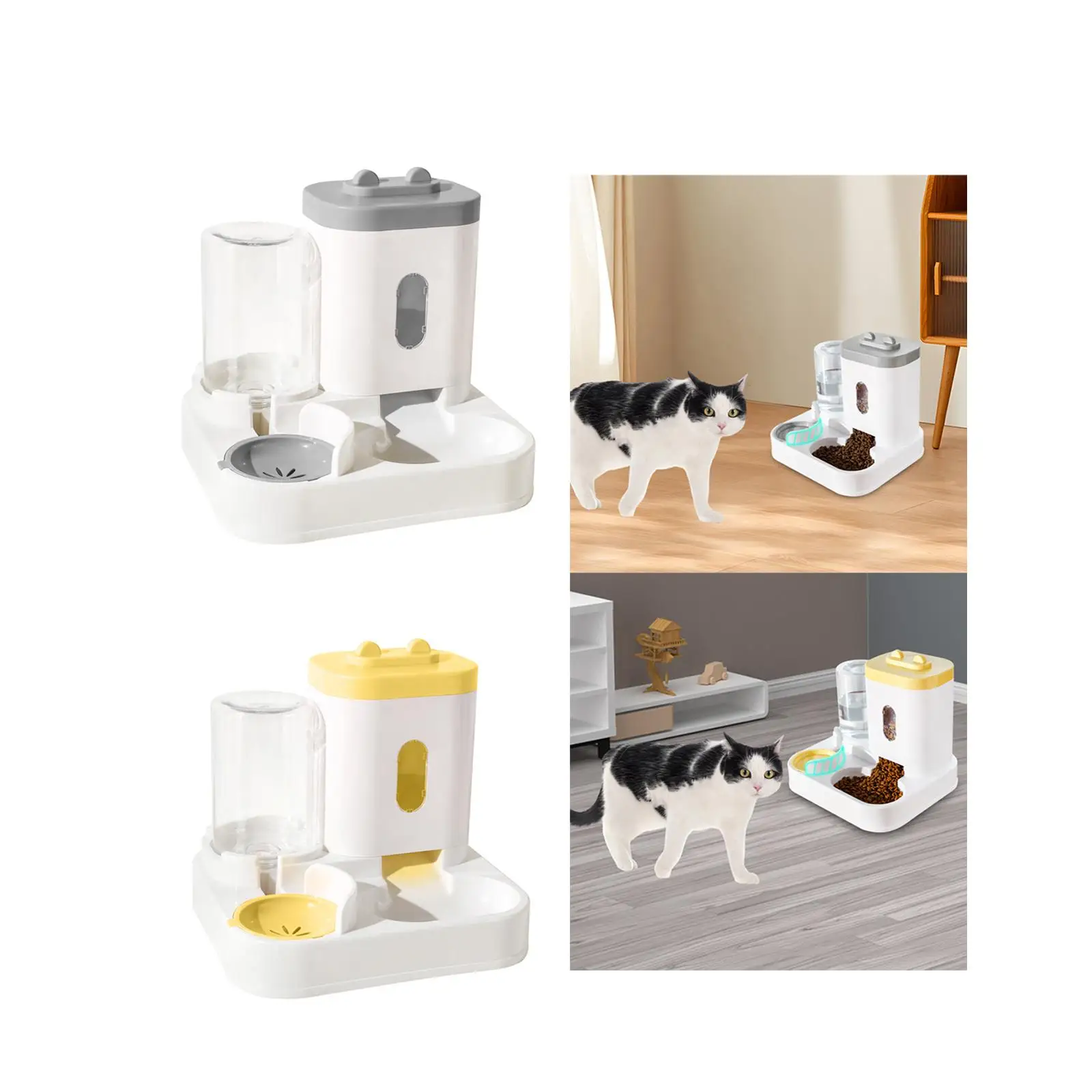 2 in 1 Automatic Pet Waterer Portable Dispenser for Rabbits Puppy Medium Pet