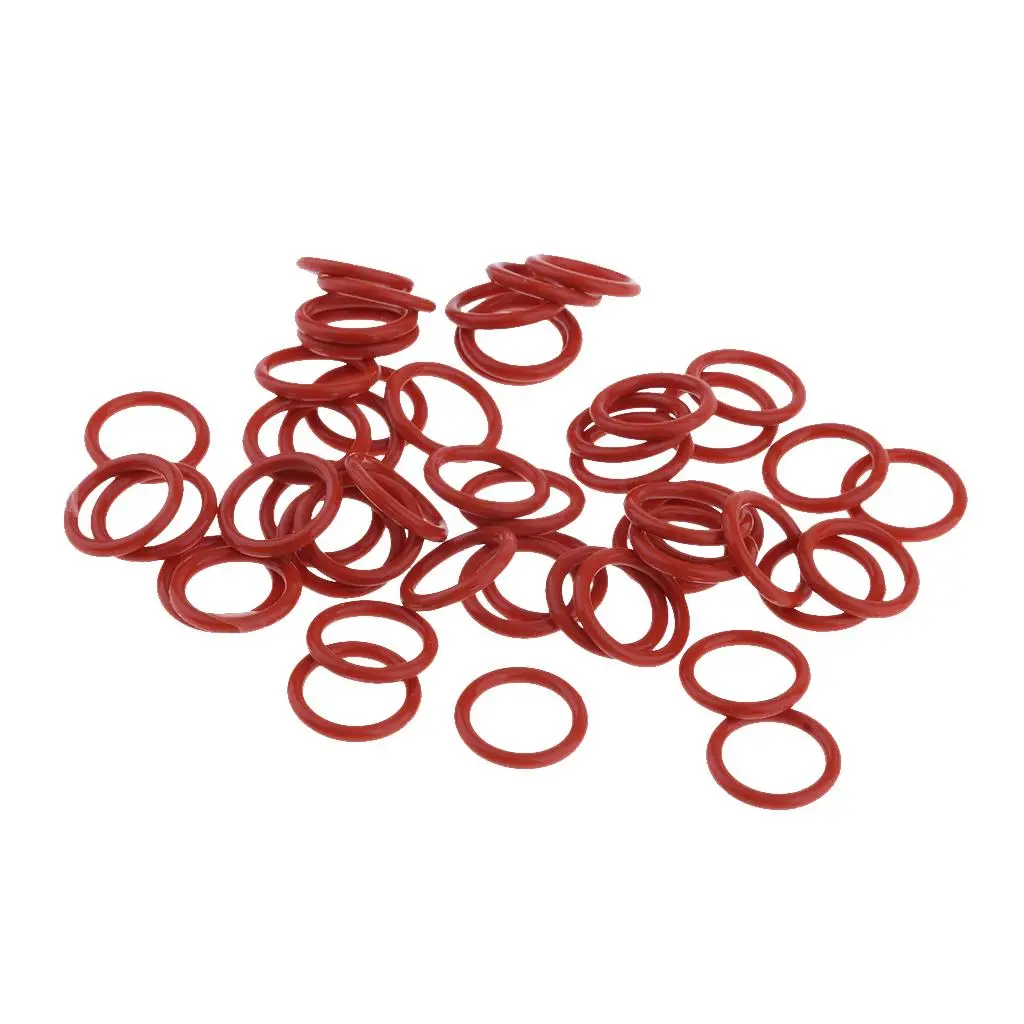 50 Pieces #11105 Oil Drain Plug Orange O-Ring for Motorcycle