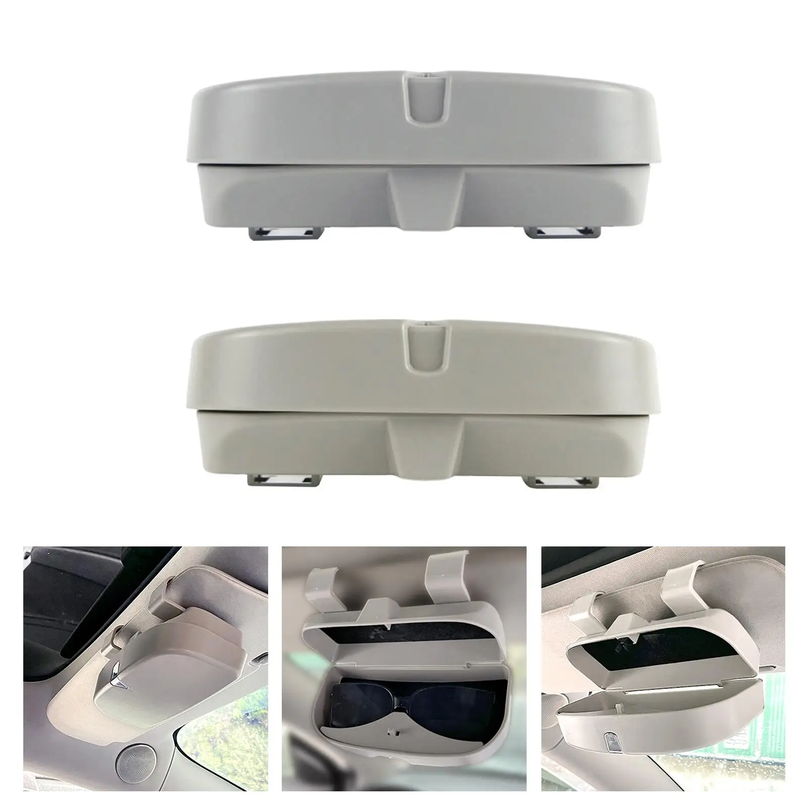 Car Glasses Holder Clip Protective Box Storage Box for Y