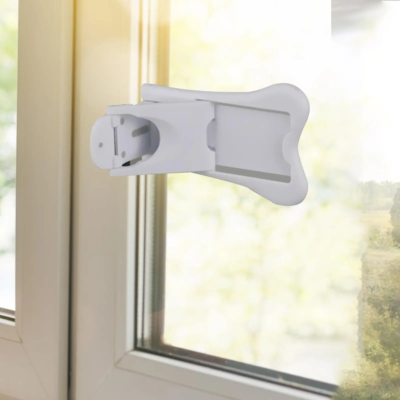 Window Lock Kids Babys Safety for Closet for Patio Portable for Doors Sturdy Door Frame Lock Sliding Stopper Slide Window Lock