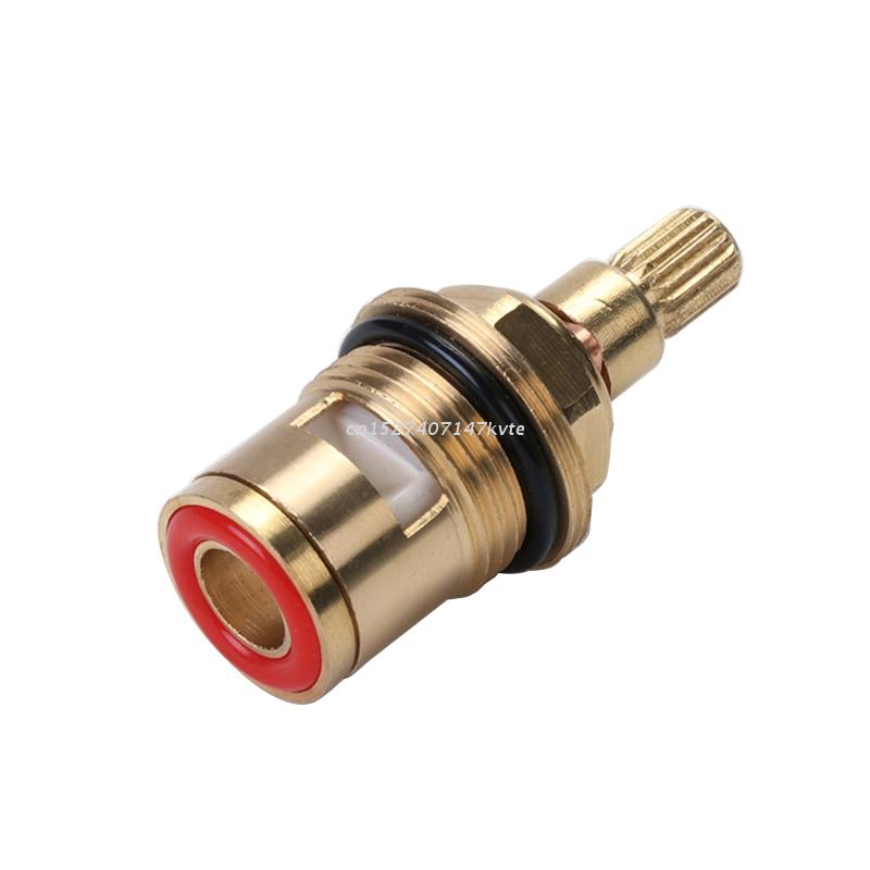 Description Picture 6 of item1/2" Replacement Brass Ceramic Disc Tap Valve Quarter Turn Cartridges Gland Insert 20 Teeth Bathroom Faucet Accessory