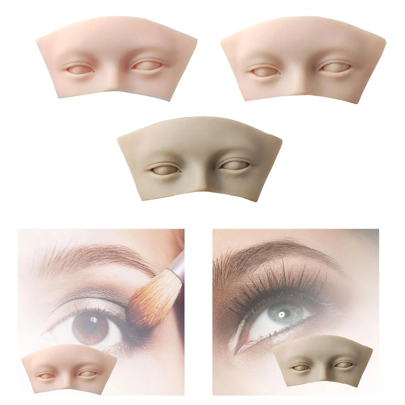 Training Board Simulation Skin Durable Eye Makeup Cosmetology Beginner Salon
