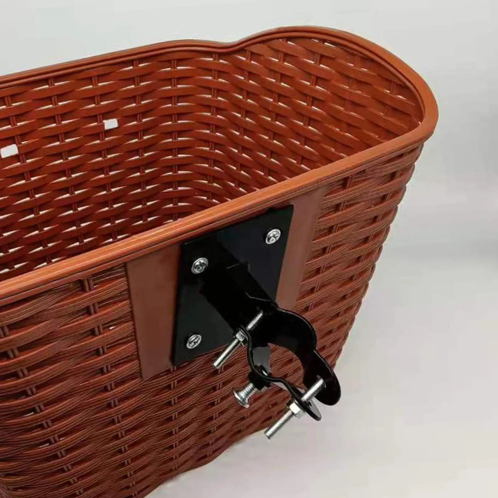 Bike Basket Fixed Holder Bicycle Basket Attachment Front Basket Hanger for Folding Bike