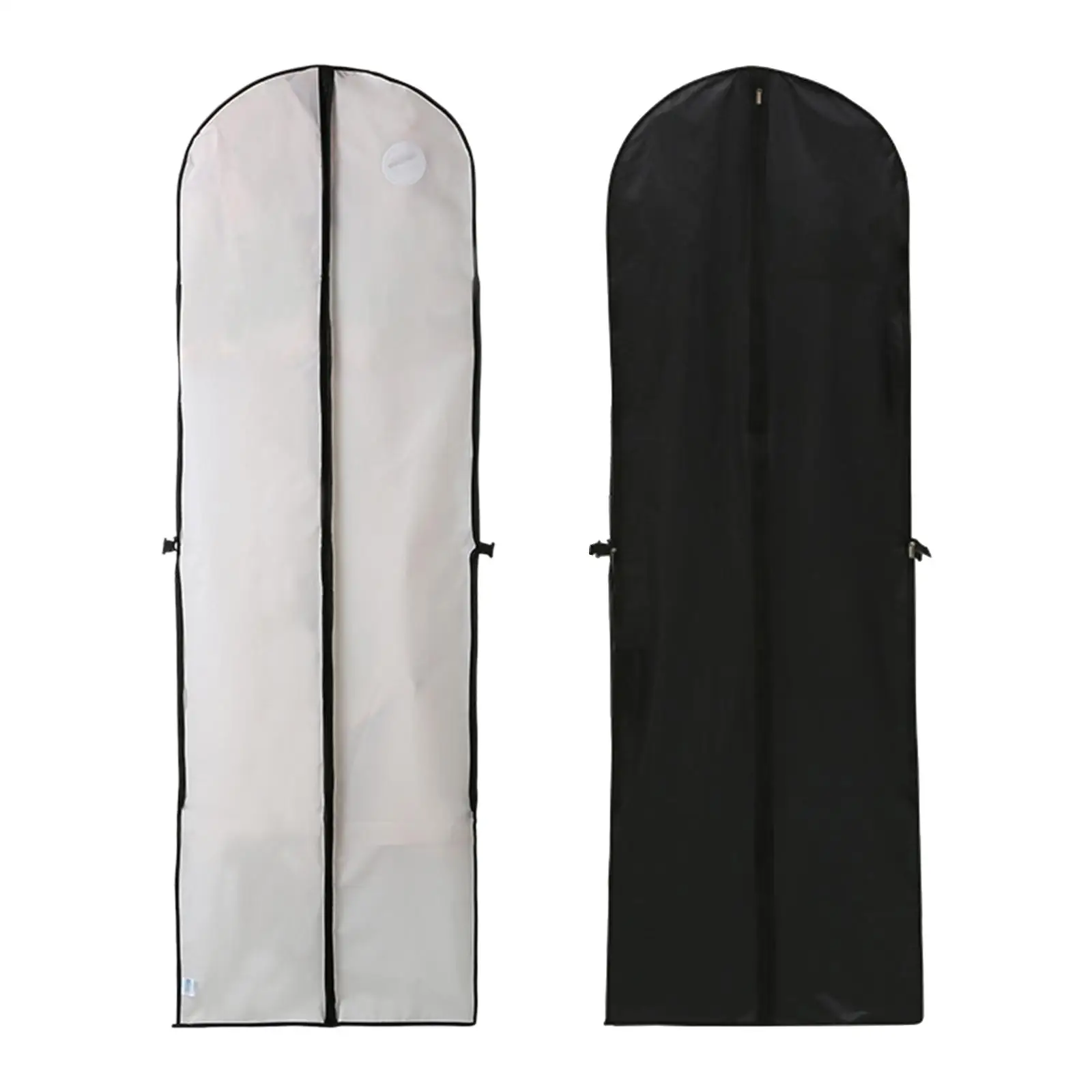 Hanging Clothes Dust Bags Durable Waterproof with Handle Easy to Carry Suit Bag for Coats Sweaters Uniform Tuxedos Office