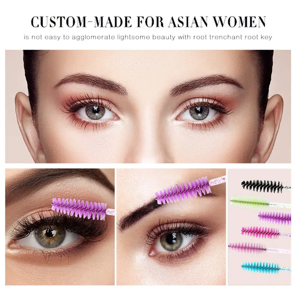 Best of Wholesale Eyelash Brush Mascara Wands Wholesale Spoolies Eyebrow Lash Cleaning Brushes Applicator Makeup Tools 50 / 1000 / 2000pcs Reviews & Tips - Image 6