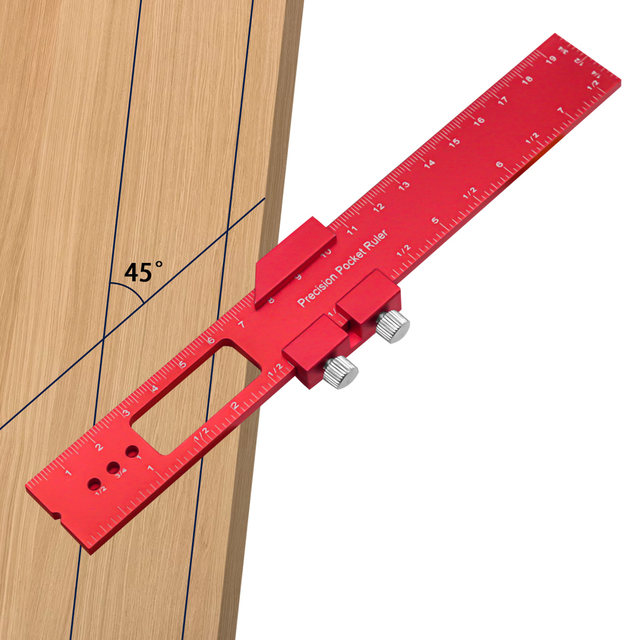 Metal Ruler 6 Inch Procision Woodworking Ruler, Set Of 3 12, 8, 6 Inch ...