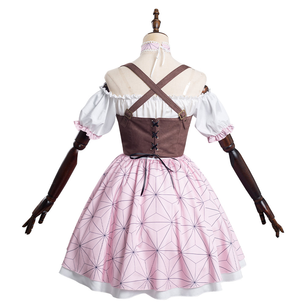 Demon Slayer Nezuko Kamado Kimono Cosplay Costume