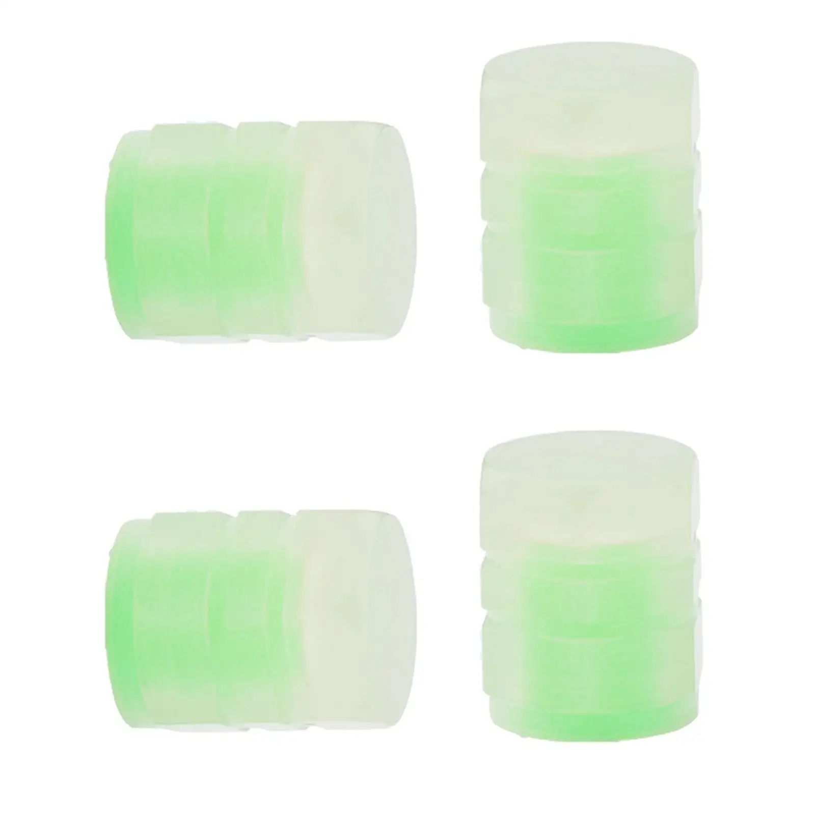 Universal 4 Pieces Wheel Vehicle Luminous Illuminated Car Luminous Stem Caps