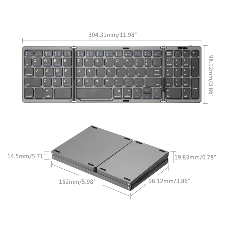 bluetooth keyboard with keypad