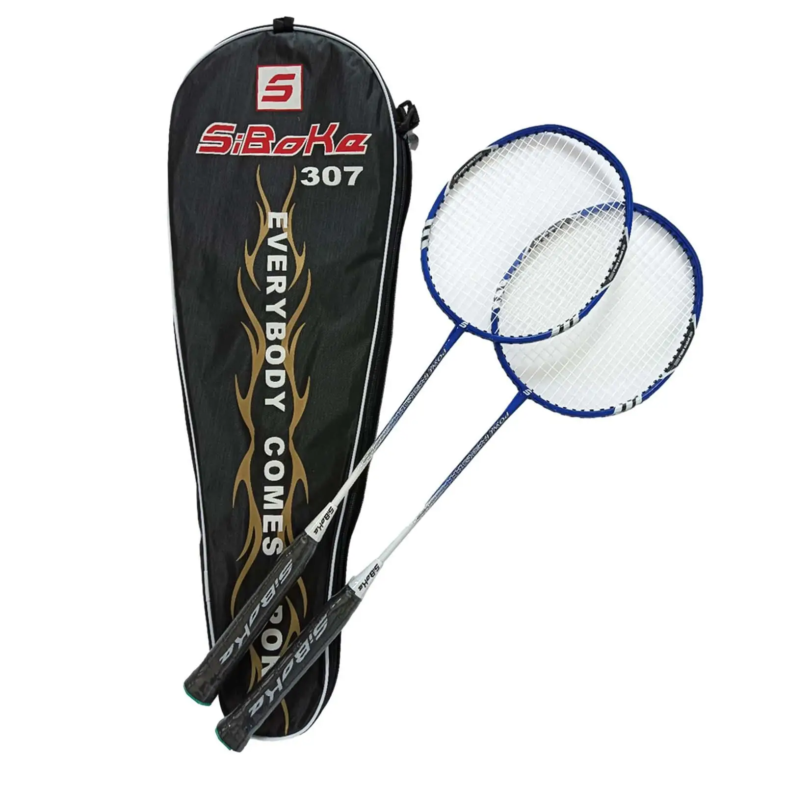 2 Piece Badminton Racket Set Badminton Racket Interactive Toy Double Racket and