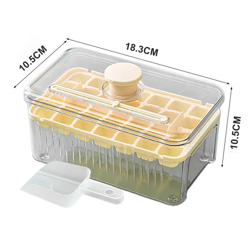 1 Set Ice Cube Mold Convenient Ice Cube Maker Easy To Demold Ice Cube Storage Box With Shovel Kitchen Supplies