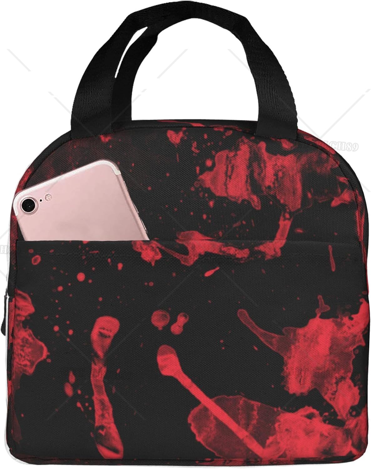 Saco de comida Horror Blood Splatter, Estojo