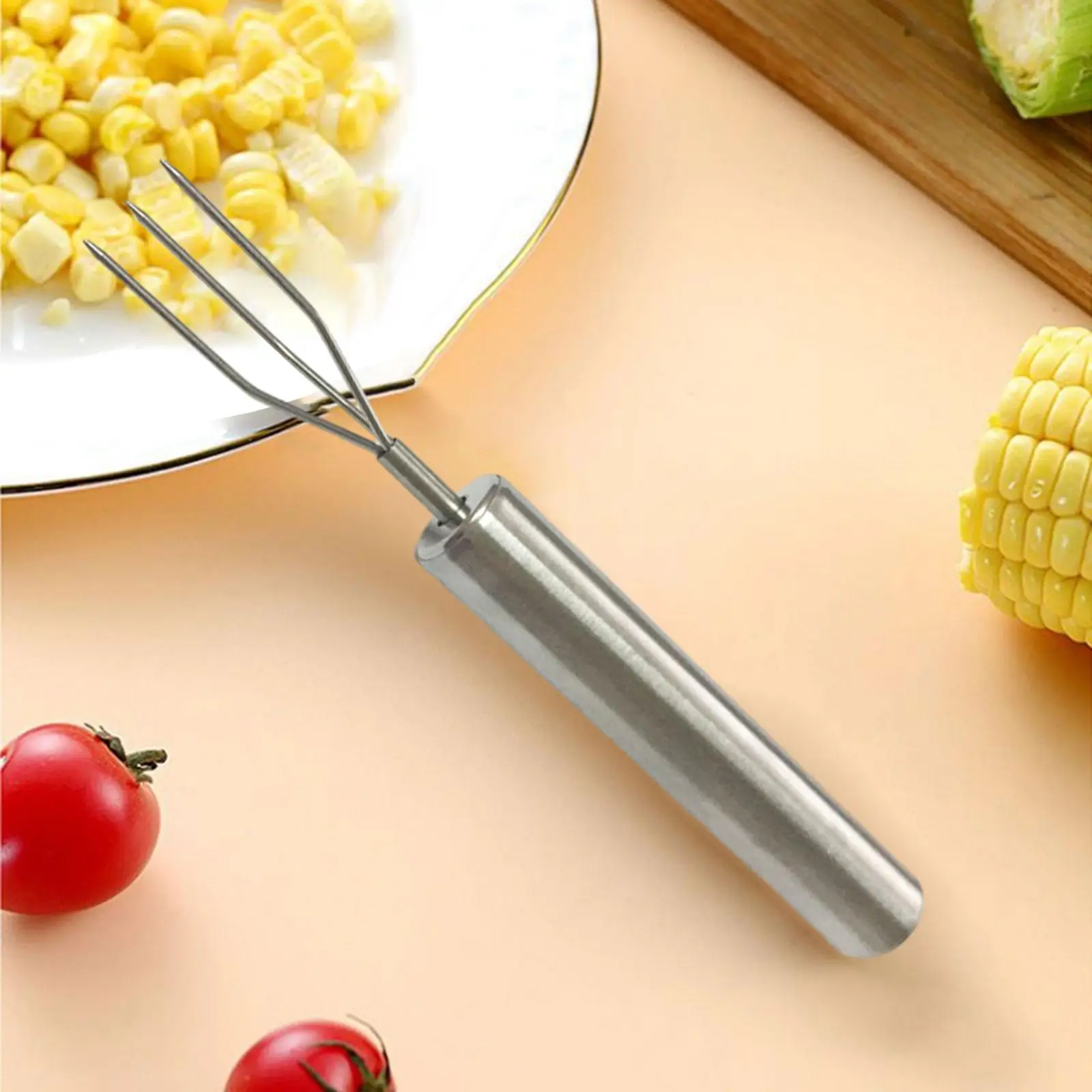 Corn Skewer COB Skewers Grill Accessories Durable with Handle BBQ Tools Potato Fork BBQ Skewer for Parties Home Roasted Meat