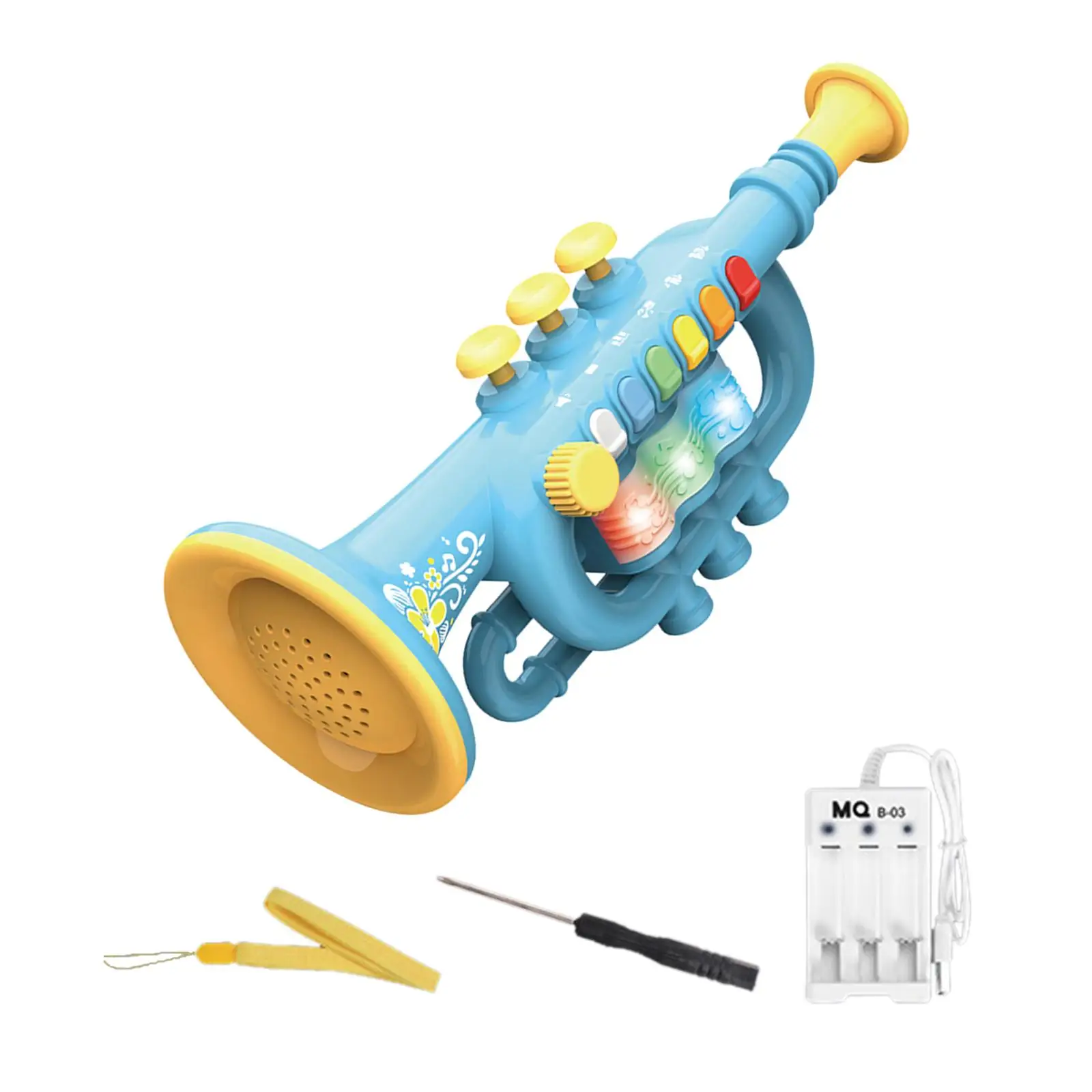 Mini Instrument Musical Toys USB Charge Toys Musical Instrument for Baby